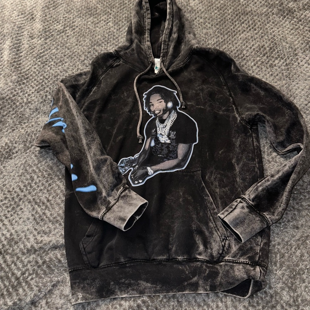 Lil Baby black Graphic Hoodie